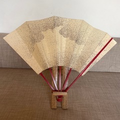 扇子　錦の扇の画像