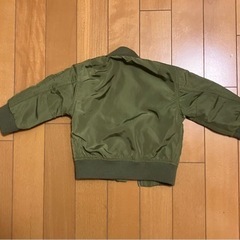 西松屋　60-70 ジャケット　グリーンの画像