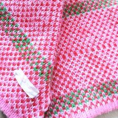 ⑨ハローキティ♡キティーちゃん♡マフラー　中古　USED　幼児　子供　洗濯済の画像