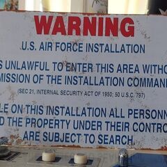 希少 本国米空軍 アリゾナ州にあるTitan Missile Museum　看板の画像