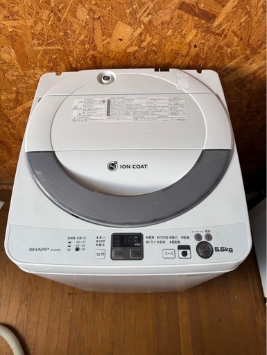 J2901 SHARP シャープ 2013年　5.5kg 縦型洗濯機