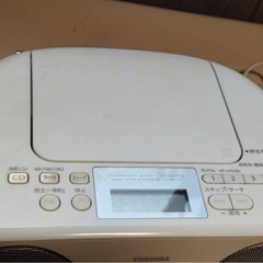 TOSHIBA  CDプレーヤー　ラジオプレーヤーの画像