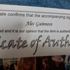 スターウォーズ、オビワンサインポート！の画像