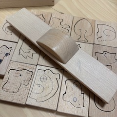 木のおもちゃ　森のシーソーの画像