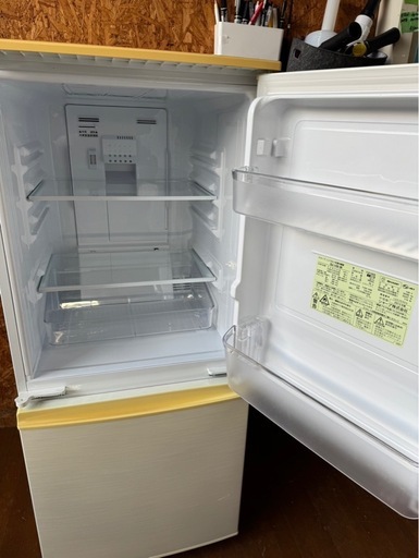 J2909 シャープ　SHARP 137L 2013年　黄ばみあり　2ドア冷蔵庫　