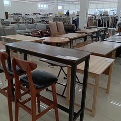 ★リユースのサカイ日立店★HJ8156 NITORI テーブル ナチュラルブラウン H39.5×D39.5×W98 クリーニング済み の画像