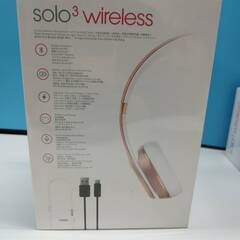 【新品未開封】Beats Solo 3 Wireless/A1796/ワイヤレスヘッドホン/ローズゴールドの画像