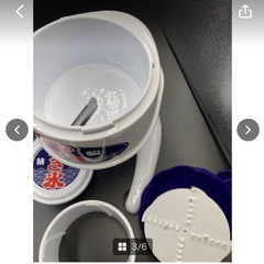 かき氷　かき器　特製　手動式　自宅用　W14×D17.5×H29㎝　未使用　460　本体　製氷カップ　15歳以上　ヤマト60サイズ　＊B1186-4＊の画像