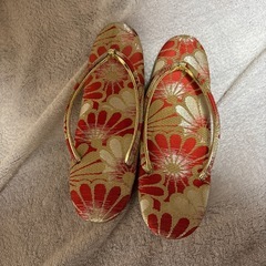 和装用草履とバッグセットの画像