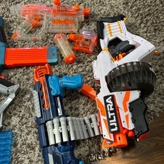 お譲り決まりました！　男の子おもちゃ　ナーフ鉄砲、拳銃　の画像