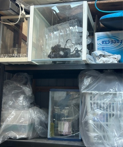 90cmから20cmくらいまで、水槽売り