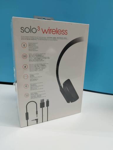 【新品未開封】Beats Solo 3 Wireless/A1796/ワイヤレスヘッドホン/ブラック