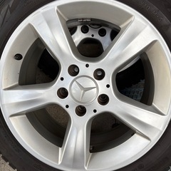 メルセデスベンツ純正 ホイール&スタッドレスタイヤ 4本セット 16インチの画像