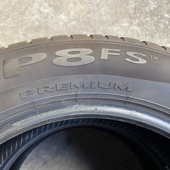 1029-1)はめ替え込み！225/55R17中古2本セット！ピレリP8FSプレミアム山あり2023年製！の画像