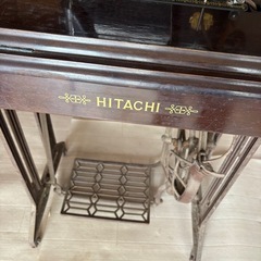 現状品　日立　HITACHI 足踏みミシン　の画像