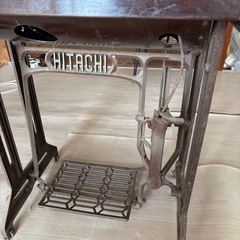 現状品　日立　HITACHI 足踏みミシン　の画像