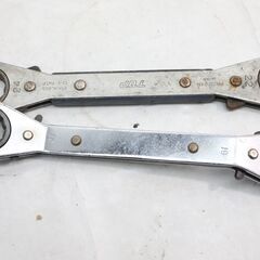 ◆ 　ラチェットメガネレンチ　24　22　21　19　#32241　◆の画像