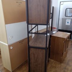 ★リユースのサカイ水戸店★  レンジボード ダークブラウン H184×D42×W94 クリーニング済み MT6024の画像