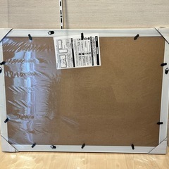 NITORI 木製フレーム付き画用紙額（4つ切りサイズ／未使用）の画像