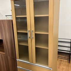 食器棚 ナチュラル 取りに来れる方限定！の画像