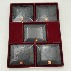 銀彩七宝 小皿 5枚セット の画像