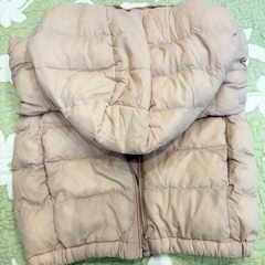 80サイズ　UNIQLO 上着　ピンクの画像