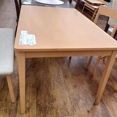 ★リユースのサカイ水戸店★  4人掛けダイニングセット ライトブラウン H71×D78×W120 クリーニング済み MT6027の画像