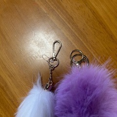 お値下げ！可愛いふわふわキーホルダーの画像