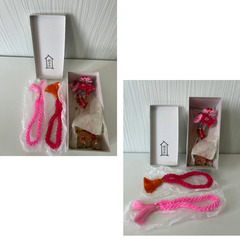 新品✨ぎをん 幾岡屋 髪飾り 舞妓 芸妓 花かんざし ピンク 赤 2個セット 京都 和装 ヘアアクセサリーの画像