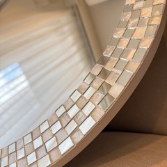    Francfranc  ウォールミラー　シェルモザイクの画像