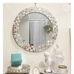    Francfranc  ウォールミラー　シェルモザイクの画像