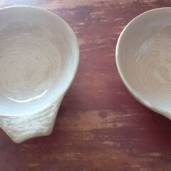 冬のお鍋料理の時の『取り皿２個セット』の画像