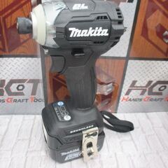 マキタ makita TD160D インパクトドライバ 未使用品 バッテリ14.4V二個/充電器 黒フルセット 【ハンズクラフト宜野湾店】の画像