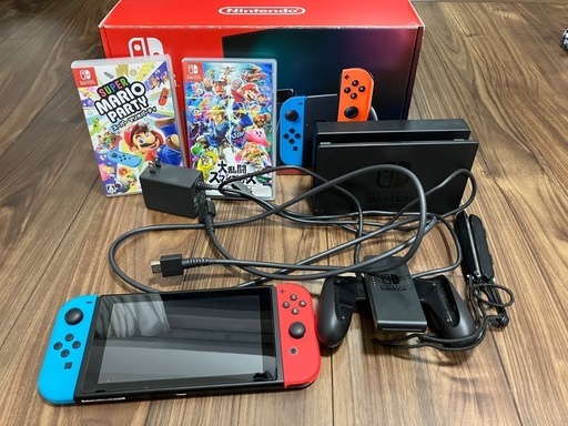 【美品】Switch スタートセット　ソフト2本つき付き