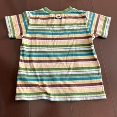 BeBe べべ　ボーダーTシャツ　100cmの画像