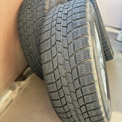15インチスタッドレスタイヤ&アルミホイール4本セットの画像