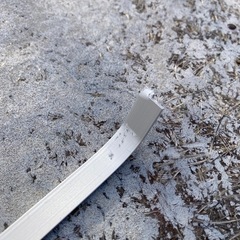 ジャンク アルミフラットバー 86cm 平板 カット済み の画像