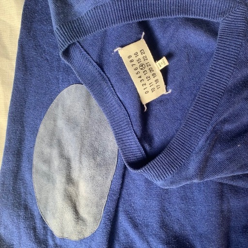 メゾンマルジェラ　マルジェラ　Maison margiela　エルボーパッチ　ニット         　　
