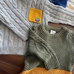 冬用キッズ服＆未使用帽子付けますの画像