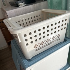 収納ボックス　グリーン2個セット　美品です！の画像