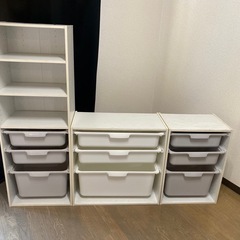 ニトリ　カラボ　カラーボックス　セットの画像