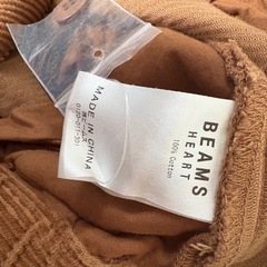 BEAMS HEART コーデュロイパンツ Mサイズ ブラウンの画像