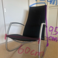 モダン　ロッキングチェア　2脚セットの画像