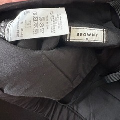 BROWNY 黒 スラックス Mの画像