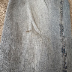 ダメージ加工 スキニーデニム ライトブルーの画像