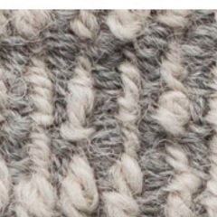 スミノエ　日本製　ウール100% ウールスコット　グレーの画像