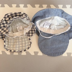 46cm 50cm ベビー 帽子 む麦わら帽子の画像