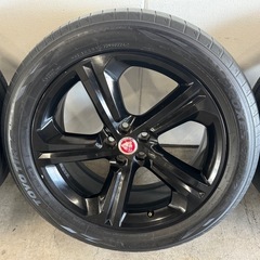 ジャガー Fペイス 純正 20インチ タイヤホイールセット　希少 BLADE グロスブラックの画像