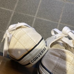 コンバース　運動靴　　白の画像