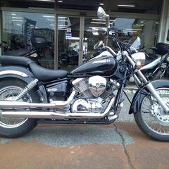 NO.5517　ドラッグスター２５０（ＶＧ０２Ｊ）　空冷Ｖツイン２５０ｃｃ　アメリカン　ブラック　☆彡の画像